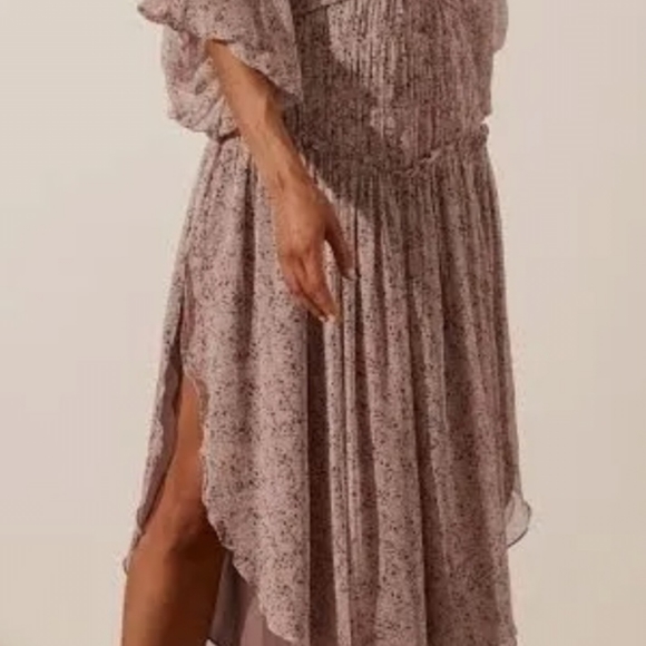 SHONA JOY Paulette Long Sleeve Open Back Midi Dress 12 - Picture 4 of 9